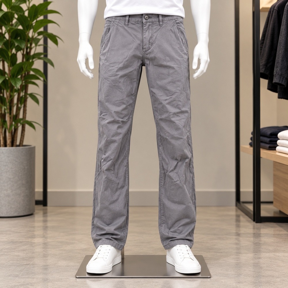 Levi Strauss & Co Chinos Mens 37x31 Gray Straight Leg Casual Workwear Pants